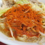 ラーメン二郎 - 一味投下～♪