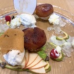 アシェット デセール セレス - 紅玉のタルトタタン アップ