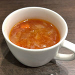 ボーノロッソ - ランチのスープ
