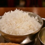 南インド料理ダクシン - 【南インド肉料理ミールズ@2,050円】バスマティライス