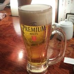 さば銀 - 生ビールをグビッ(*￣∇￣)ノ