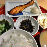 森町食堂 - 鮭西京焼定食