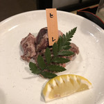 炭火焼 てんま  - ヒレサイコロ。ホント絶品！