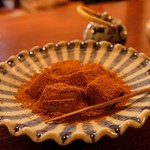 腰掛庵 - わらび餅とほうじ茶のセット！