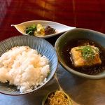 松籟庵 - 揚げ出し豆腐とお食事