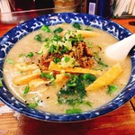 がんこや かるがん - 牡蠣と菜の花のラーメン