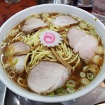 赤坂味一 - チャーシューめんま大盛かため