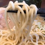 麺匠 文蔵 - 安養寺味噌らぁめん(好み全部普通)の麺