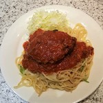 ロビン - ハンバーグスパゲッティ（ミートソース）全景