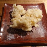Umaimonodokoro Akatsuki - 白子の天ぷらです。これも美味しかったです！