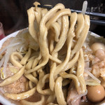 蓮爾 - ゼロ災でいこう！と思わず安全唱和してしまいそうになる電線ケーブルみたいな極太麺