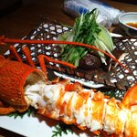 蟹御殿 - 伊勢海老♪あえて塩ゆでで