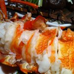 蟹御殿 - 伊勢海老塩茹で♪ぶりっぶり！