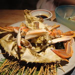 蟹御殿 - 茹で竹崎蟹！解体してくれます♪味噌は隠してあります（*^_^*）