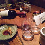 鳥茂 - 葡萄党幹事長様みずからがワインをお酌