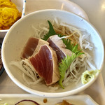 松山市民病院食堂 - マグロの刺身
