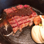 肉酒場モダンミール - 赤身ランチステーキ（税別 990円）