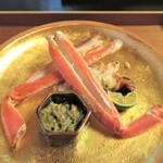 日本料理 きた川 - 強肴　焼きガニ