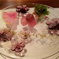 フレンチ割烹 宿 - カンパチの瞬間燻製