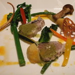 ル・ヨシマサ - サワラのたたき＆温野菜