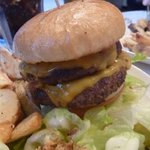 エスビーダイナー コウベ - ダブルチーズバーガーアップ