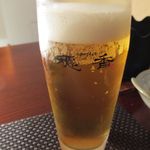 味すゞ亭 穏香 - まずは生ビール