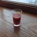 望洋樓 - 朝食：三栄アグリのトマトジュース