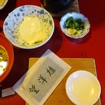 望洋樓 - 朝食：豆腐、焼のり