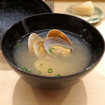 日本橋蛎殻町 すぎた - アサリの味噌汁