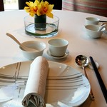 Lung King Heen - テーブルセッティング