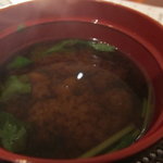 味すゞ亭 穏香 - 落ち着くなめこのお味噌汁