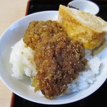 Suiko Yume - しし焼肉味噌ラーメン＆ミニ鹿肉ソースカツ丼セット の ミニ鹿肉ソースカツ丼