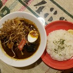 ルー&スープカレー ボナンザ - チキンカレー(1100円)です。