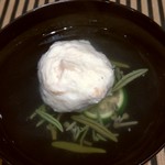 一八(ARAKAWA） - お椀は帆立真丈にジュンサイなど