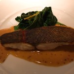 コート ドール - イサキのカリカリ焼き マスタードソース