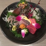 産直鮮魚の個室居酒屋 成蔵 - 豪華お造り五点盛り