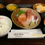 辻屋商店食堂 - 本日のお刺身定食。