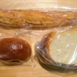 ブーランジェリー メチエ - レトロバゲットの大、ハードトースト（半斤）、コッペパン