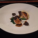 あざみ野うかい亭 - ホタテ、ユリ根のソテー トリュフ