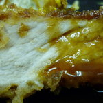 とんかつ檍 - ①ソースかつ断層