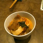 肉ト小料理 馴れうし - といた生卵で頂きます。