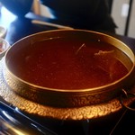 天然鴨で取った鍋の出汁