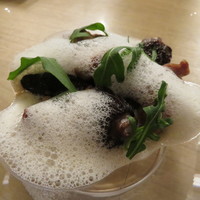 Fine bouche - モリーユ茸　アニョードレ　リードヴォーのフリカッセ　