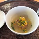 心根 - 鰤アラレ揚げ　蕪すり流し　鬼柚子