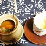 Kamogawa - 松茸土瓶蒸し・餡かけ茶碗蒸し