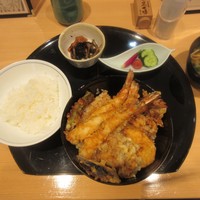 神田明神下 みやび 本店 - 天然車海老天丼にご飯