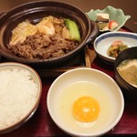 たか福 - すき焼膳 1,620円