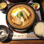 田むら 銀かつ亭 - 豆腐かつ煮定食（1,330円）