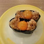 すし江戸 - うずら納豆