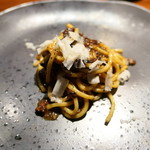 開花楼のパスタで作ったボロネーゼ